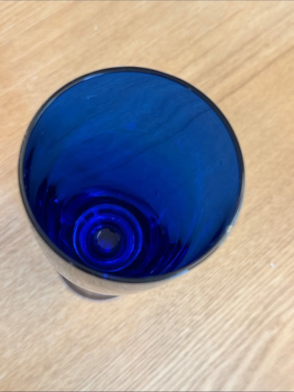 Stockholm by Block Cobalt Blue Water Goblet